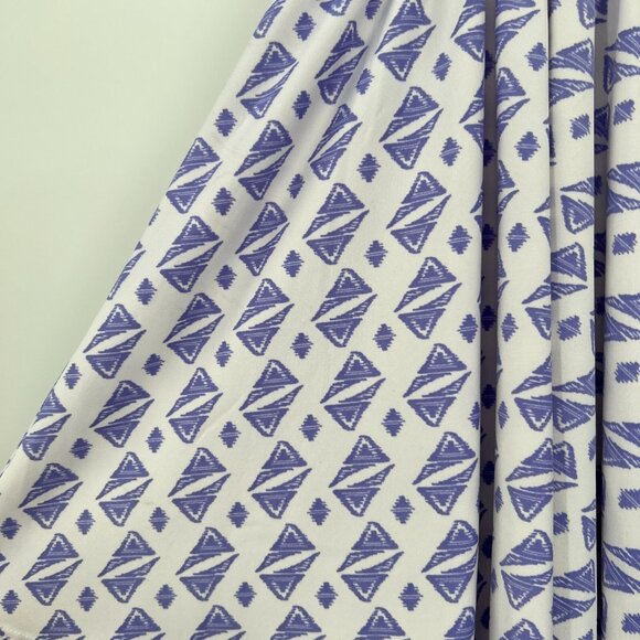 Dot Dot Smile Girl's Cap Dress 3-4 NWT White/Purple Geometric Shape Print - Picture 3 of 5